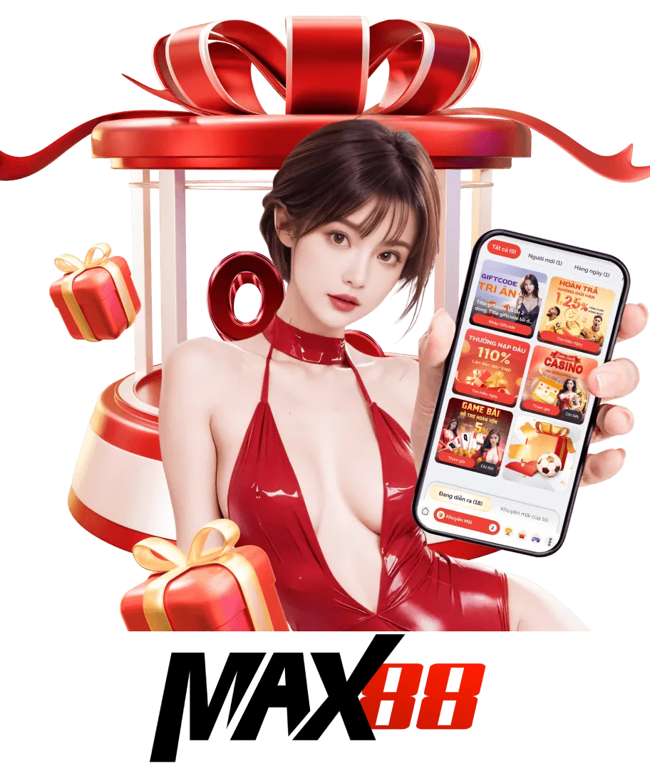 Giao diện di động MAX88 với Slot Game, Bắn Cá và Nổ Hũ